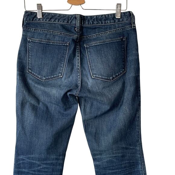 Gap Womens Bootcut Jeans Dark Indigo Denim Wash Classic Staple Size 27 Short - Picture 5 of 10